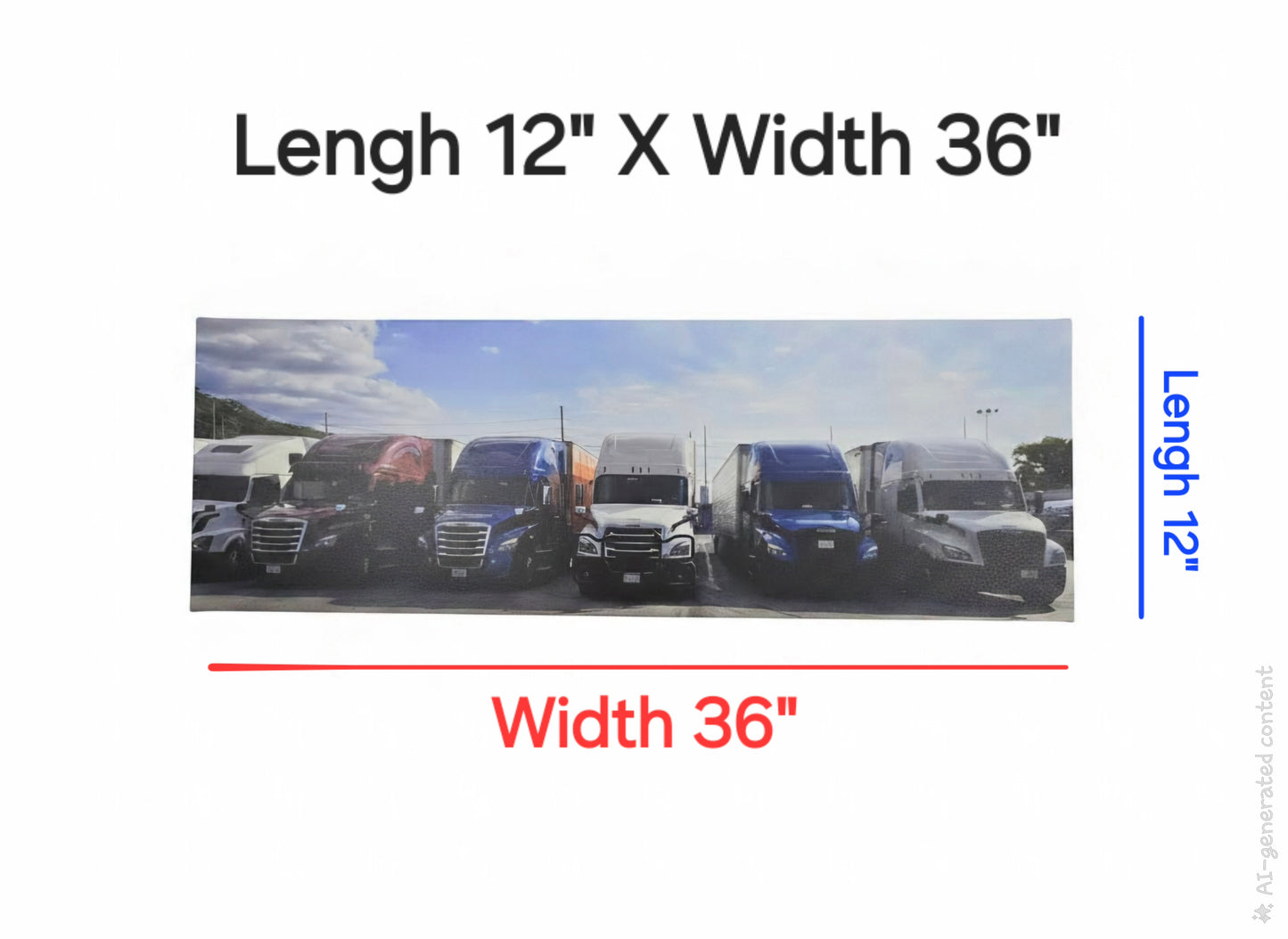 Picture frame heavy duty trucks