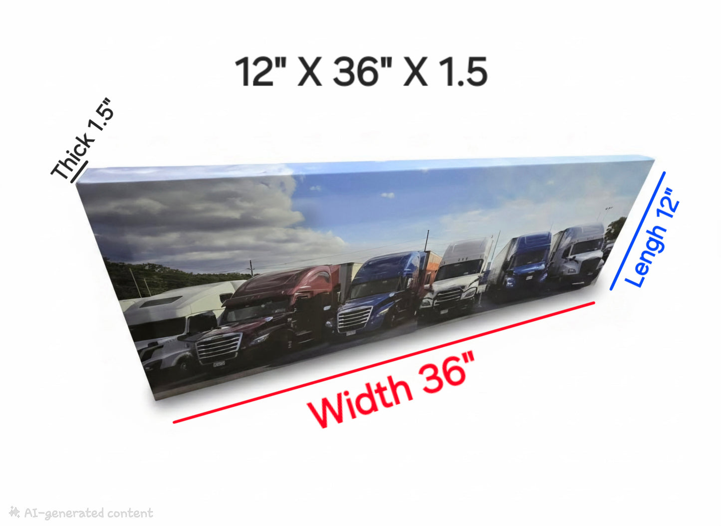 Picture frame heavy duty trucks